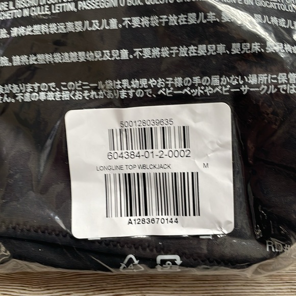 🆕 Old Navy Women’s Matte Longline Swim Top Black M 8-10 - Picture 10 of 12